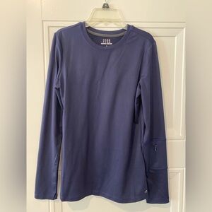 NWOT CRFT White Cross Navy Small Underscrub top